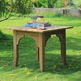 thumbnail image 4 of Cambridge Casual Caterina Teak Outdoor Side Table, 4 of 9