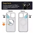 thumbnail image 3 of Mr. Gadgets Total Kit Armor Funda Transparente Magnética Con Animación + Mica Pantalla Completa Cristal Templado 9d + Mica Cámara Proteccion Completa Para iPhone Magsafe 3 En 1 Compatible iPhone 13, 3 of 8
