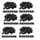 thumbnail image 1 of Silla Patas Plastico Esconde Final Tapa Tubo Cuadrado Introduzca Negra 20mmx20mm 300unids, 1 of 8