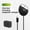 black, variant on 25W for MagSafe Wireless Charger, Fast Magnetic Wireless Charging Pad Qi2.2 Certified Aluminum Alloy Glass Panel Ultra-thin Portable for iPhone 17 16 15 14 13 12 Series& AirPods 4-2 Pro, with US Adap