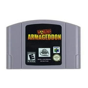 Worms Armageddon Video Game Cartridge US Version for Nintendo 64 N64 Game Console