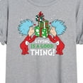 thumbnail image 3 of The Cat in the Hat - Giving Is A Good Thing - Juniors Oversized Graphic T-Shirt, 3 of 5