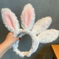 thumbnail image 3 of Skymirror Women Headband Bunny Ear Design Non-slip Lovely Cartoon Headpiece Rabbit Ears Headband Hair Accessories, 3 of 8