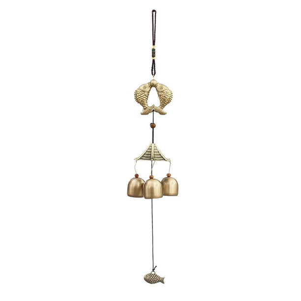 Fashion Home Garden Wind Chime Fishing Man Style Hanging Bell