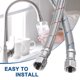 thumbnail image 4 of Uxcell 2-Pack 47 Pulgadas Conector de Manguera de Grifo, Conector de Rosca Femenina 9/16" x 9/16" para Baño, 4 of 6