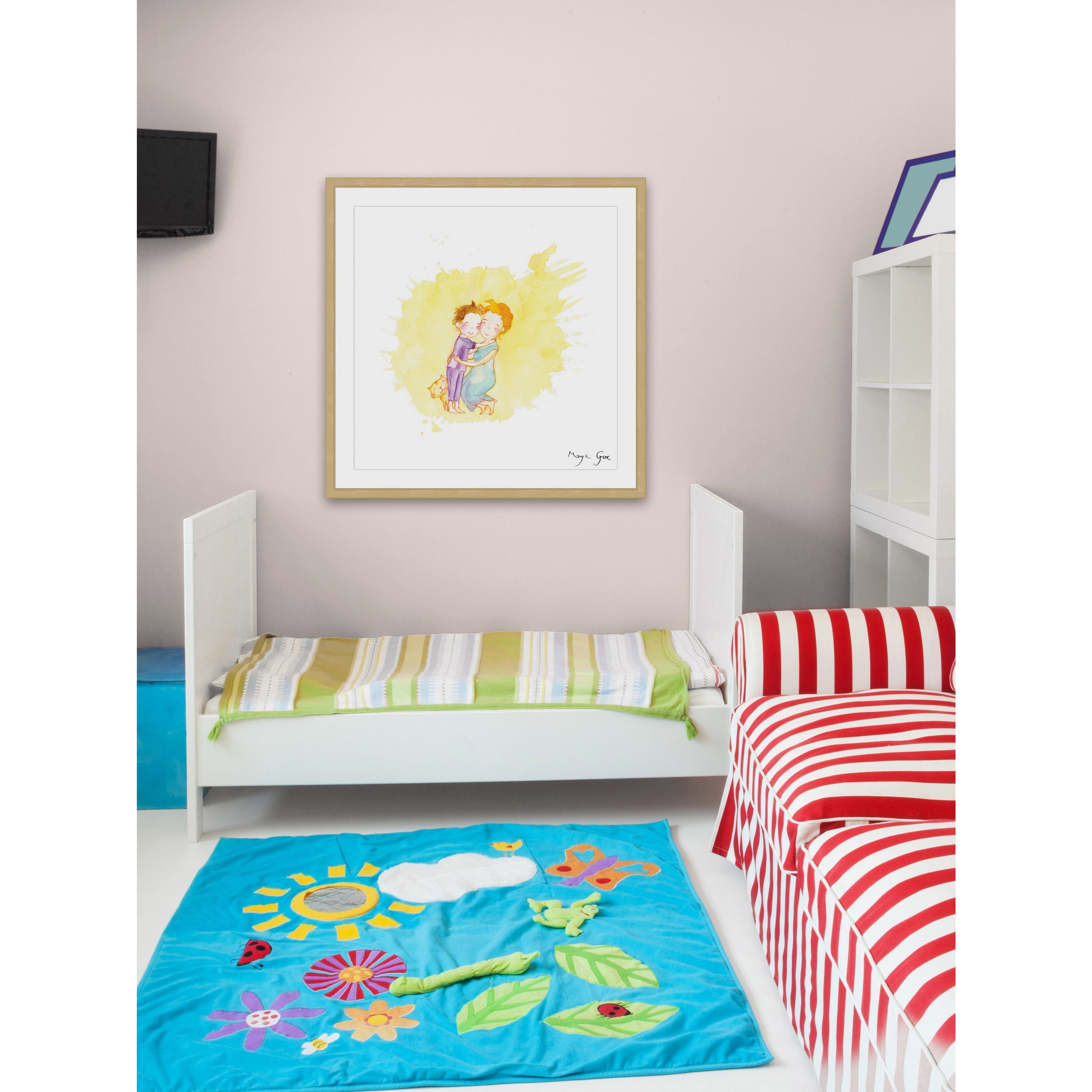 Marmont Hill "Mommy" by Maya Gur Framed Painting Print