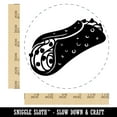 thumbnail image 2 of Cannoli Italian Dessert Self-Inking Rubber Stamp Ink Stamper - Red Ink - Large 1-1/2 Inch, 2 of 7