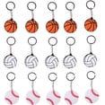 thumbnail image 4 of Llavero con forma de pelota de baloncesto, voleibol y béisbol, bonito colgante, accesorio, parche, punto colgante, bueno, 4 of 5