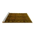 thumbnail image 2 of Ahgly Company Machine Washable Indoor Square Southwestern Yellow Country Area Rugs, 8' Square, 2 of 4