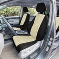 thumbnail image 2 of For 2018–2023 Honda Odyssey FH Group Neoprene Custom Fit Waterproof Car Seat Covers - Front Beige, 2 of 5