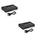 thumbnail image 1 of Seitruly Lector de tarjetas USB 2.0 Adaptador de lector de tarjetas TF CF Mini SDHC MMC MS Dispositivo de lectura Negro 2Conjunto, 1 of 6