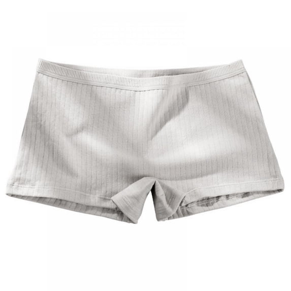 Women's Mid-waist Cotton Underwear Soft Boyshorts Ladies Breathable Panties Seamless Honeycomb Anti-bacterial Boxer Briefs