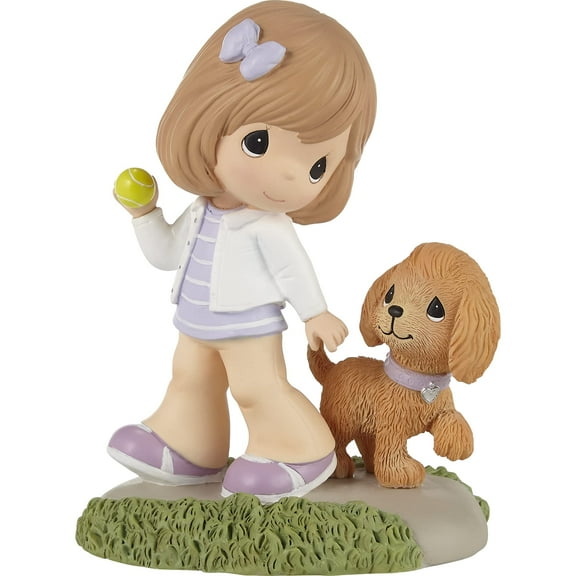 Precious Moments 226404 Don‚Äôt Stop Retrievin‚Äô Golden Retriever Resin Figurine