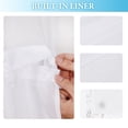 thumbnail image 2 of Ikfashoni Hookless Shower Curtain with Snap in Liner, Blue Ocean No Hook Waterproof Bath Curtain, 71"X74", 2 of 9