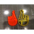 thumbnail image 2 of Fingers Crossed Cookie Cutter (3")- Fast Shipping - Sharp Edges - Exceptional Quality, 2 of 5