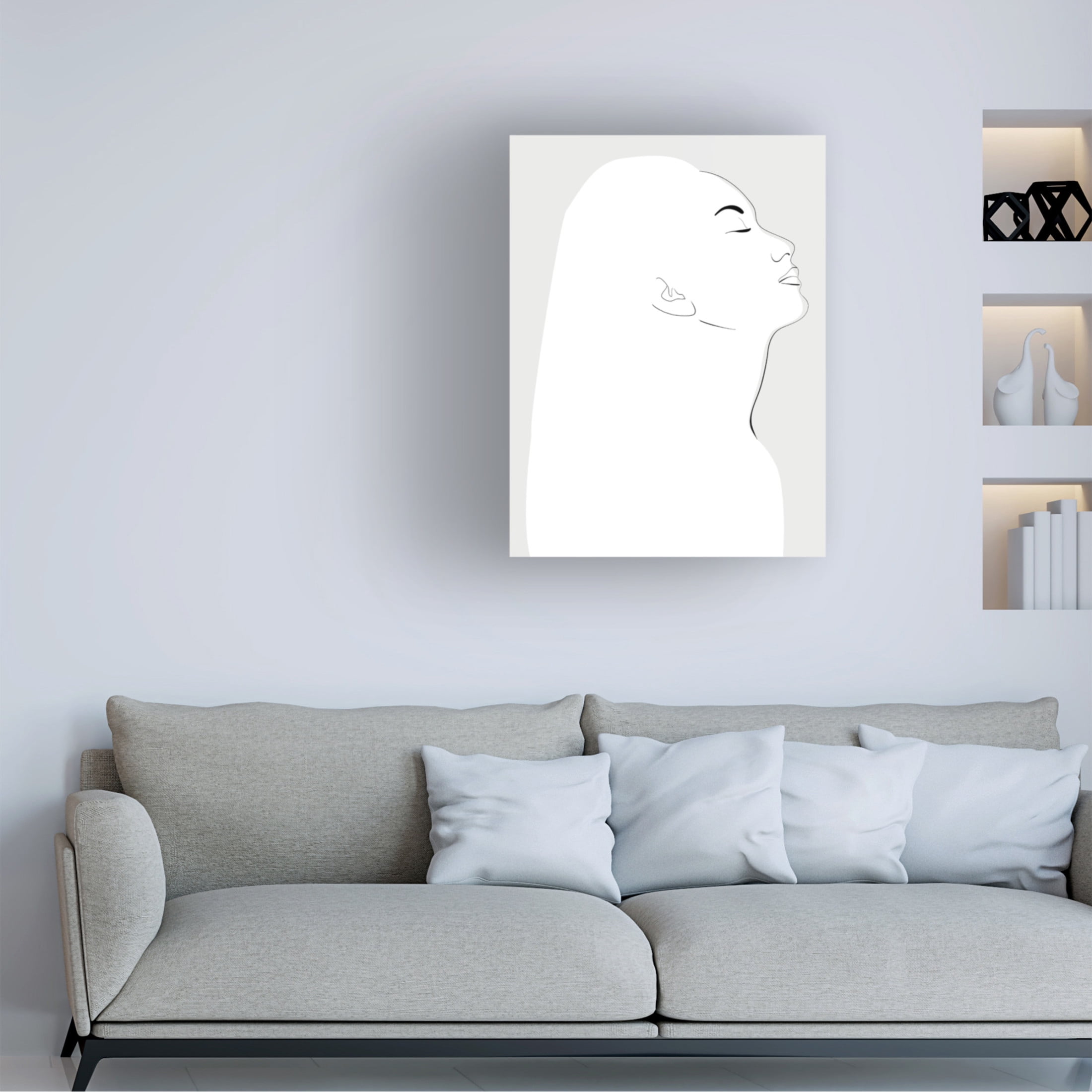 Canvas Wall Art - Rosana Laiz Blursbyai 'Orli portrait' Wall Art for Living Room, Bedroom, or Office Décor by Trademark Fine Art - 14 x 19 Inches