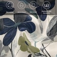 thumbnail image 5 of Navy Blue Green Floral Cloth Napkins, Vintage Botanical Leaves Washable and Reusable Dinner Napkins Set of 8, Table Napkin for Kitchen Party Birthday Wedding Hotel Housewarming 20"x20", 5 of 8