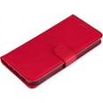 thumbnail image 4 of case for Xiaomi Redmi A1 Wallet Phone Case with Card Holder for Women, Redmi A1 Case Luxury Simple Solid Color PU Leather Flip Case Cover for Xiaomi Redmi A1 CS Red, 4 of 9