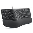 thumbnail image 1 of Teclado Nulea RT05C con división ergonómica con cable y reposamuñecas, 1 of 7