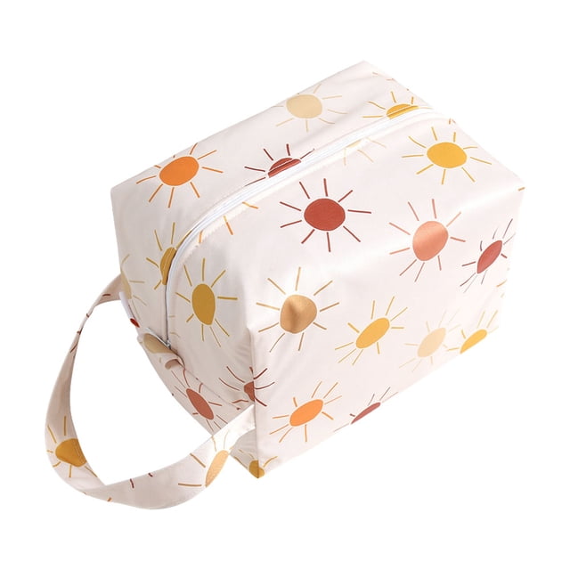 Bolsa impermeable tridimensional con estampado Retro, bolsa de almacenamiento de pañales para bebé
