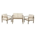 thumbnail image 2 of Mainstays Dashwood 4-Piece Outdoor Patio Conversation Set, Cream, 2 of 11