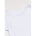thumbnail image 2 of Hudson Baby Body en Coton Uni pour Bébé Blanc, 12-18 Mois, 2 of 3