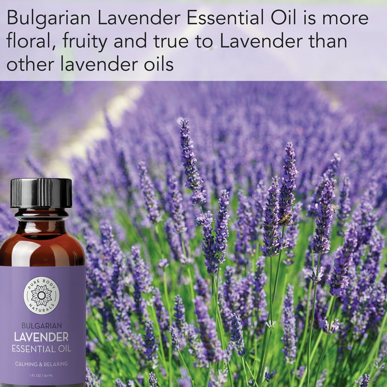 100% Pure Bulgarian Lavender Essential Oil for Diffuser