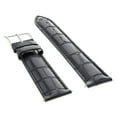 thumbnail image 2 of 22MM BLACK LEATHER WATCH BAND STRAP FOR BULOVA BVA 96A118, 96C121 MARINE WATCH, 2 of 2