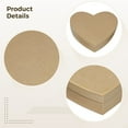 thumbnail image 3 of 5 PCS Heart-Shaped Kraft Boxes, Heart Shape Mache Box, Heart Paper Box with Lid, Kraft Paper Gift Box, Perfect for DIY Crafting, Gift Packaging, Candy Storage, Holiday Decorations, 3 of 5