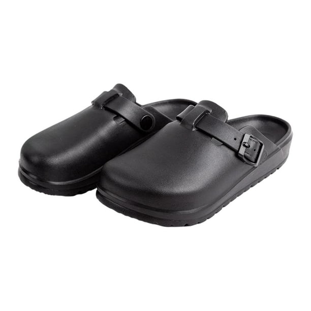 Zapatos de enfermería para mujer de EVA, pantuflas antideslizantes sanitarias transpirables ligeras negro 39 Yuyangstore zapatillas de lactancia mujer