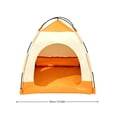 thumbnail image 3 of Foldable Pet Tent Breathable Cave Dog Houset All Season Portable Puppy Bed for Indoor Outdoor Travel, 3 of 5
