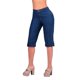 thumbnail image 1 of 464-65 Shorts dama capri de mezclilla tiro medio Cklass 464-65, 1 of 2