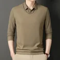 thumbnail image 4 of Ropa masculina, sudaderas, tops, camisetas polo verdes lisas para hombre, rayas, años 90, vintage, nuevas, de alta calidad, A Y2k, poliéster, camiseta en oferta, 4 of 5