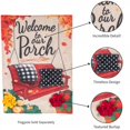 thumbnail image 7 of Evergreen Burlap Garden Flag - Fall Porch Welcome, 7 of 7