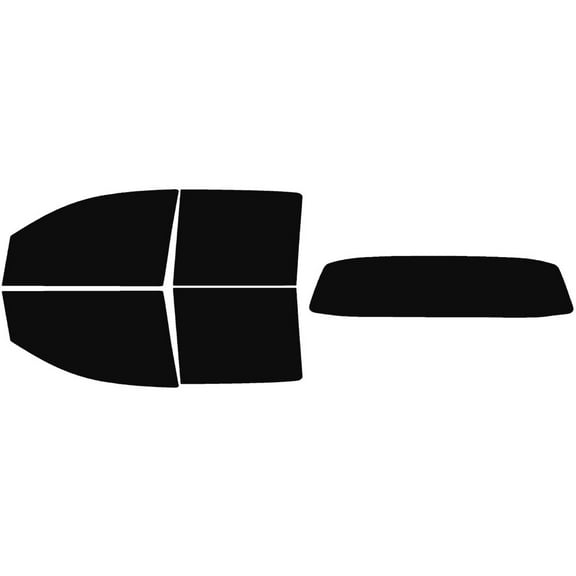 The Tint Effect Precut Window Tint Kit Compatible with Nissan Titan Crew Cab Truck (2004-2015) (Full truck with Solid Rear: 5%) Automotive Film