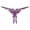 511_Purple, variant on Jxximdong Thongs for Women Trendy Low Waist Hollow Out Thong Pearl Pendant Butterfly G String Panties Women's Intimates Pink