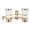 White, variant on Yajisi 3x25 Metal Opera Glasses Binoculars with Handle Portable Theater Glasses for Concert Stage Play, White (11 cm / 4.33 inches)