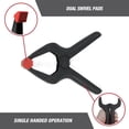 thumbnail image 5 of Hyper Tough 2-inch Light-Duty Spring Clamp with Swivel Pads, 5 of 12