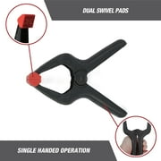 Hyper Tough 2-inch Light-Duty Spring Clamp with Swivel Pads
