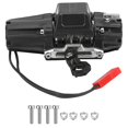 thumbnail image 1 of Treuil à moteur simple avec ligne pour voiture télécommandée SCX10 90046/TRAXXAS TRX4/Redcat 1/10, noir, 1 of 4