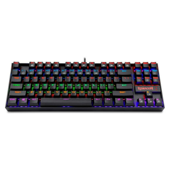 Teclado Gamer Redragon Redragon Kumara K552 QWERTY Luz Rainbow