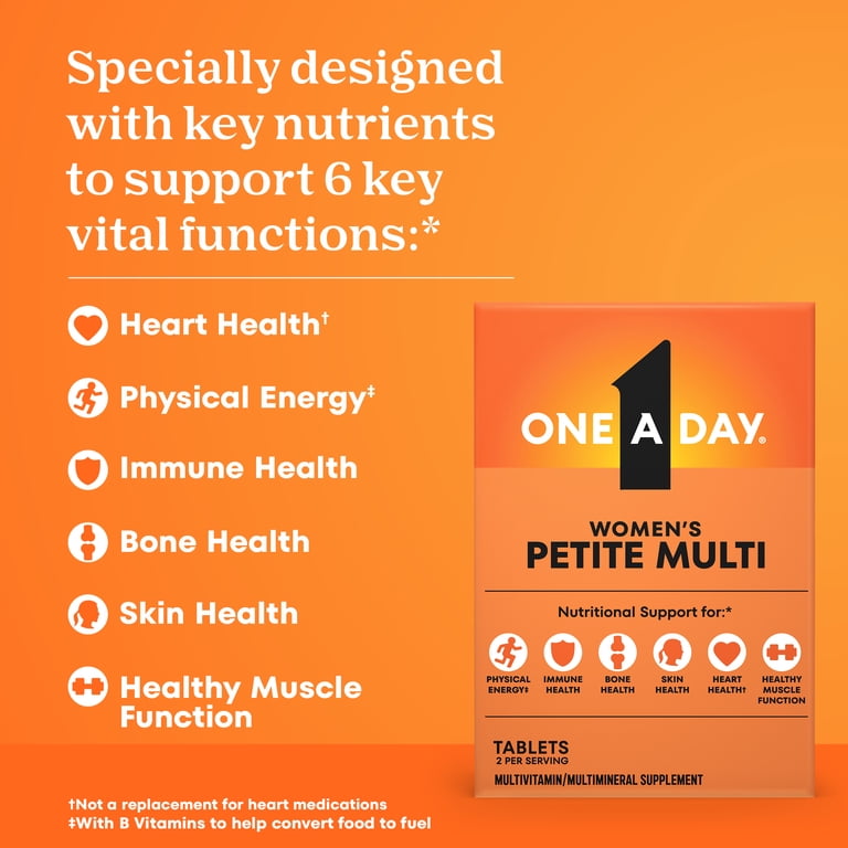 One A Day Women's Petites Multivitamin Tablets, 160 Ct photo 3