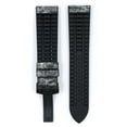 thumbnail image 3 of Hirsch Stone Split Shale & Rubber Watch Strap - Anthracite Black - L - 22mm - Black Buckle, 3 of 9