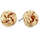 thumbnail image 1 of Pendientes Anne Klein Classics con nudo dorado, 1 of 2