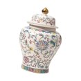 thumbnail image 3 of Tarro de jengibre de cerámica Jarrón De Jengibre, Jarrón De Porcelana, Tarro De Jengibre, Tarro Decorativo Para Decoración Del Hogar, Tapa Hermética Blanca, 15x23cm Fanmusic Tarro de jengibre de cerámica, 3 of 7