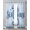Navy Blue, variant on Navy Blue Seahorse Sheer Curtains 84 Inch Length 2 Panels Set for Living Room/Bedroom, Summer Coastal Bubbles Ocean Waves Kitchen Curtains Grommet Semi-Sheer Curtains Window Treatments 42"x84"x2