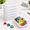 S: 7.8 x 4.3 x 2 Inch, variant on 8larger Hard Shell Zipper Case Transparent Plastic Pouches Portable Travel Stororganizer Bfors Snacks Toiletry (m: 9.8 X 7.9 2.4