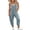 Deep Blue, variant on Jumpsuits for Women Sleeveless Spaghetti Strap Ribbed Overall Jumpsuit V Neck Summer Romper with Pockets 2024