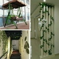 thumbnail image 5 of 2Pcs Artificial Hanging Plant Greenery Vine Leaf Garland 3ft Fake Faux Home Decor Wall House Room, 5 of 9