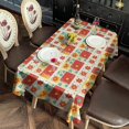 thumbnail image 2 of Pioneer Flower Floral Print Pattern Rectangle Tablecloth 60"x102", Waterproof Polyester Table Cloth, Wipeable Spillproof for Dining Camping Indoor Outdoor, 2 of 6